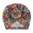 thumbnail image 1 of Edvintorg Newborn Baby Stuff Toddler Hats Kids Baby Boy Girl Floral Print Knotted Hat Beanie Headwear Accessories, 1 of 3