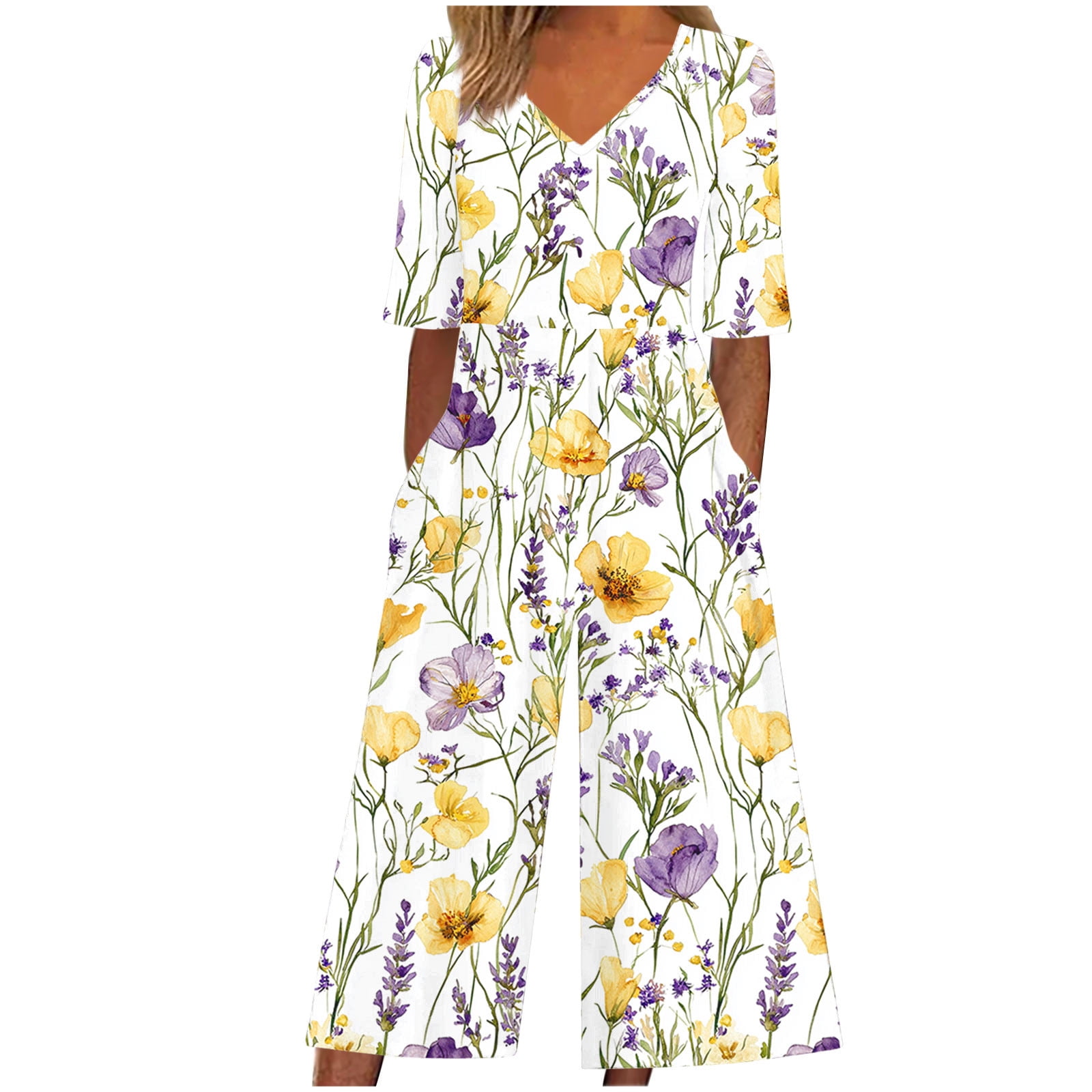 Victoria - Comfortable Printed Overalls main image 0
