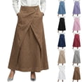 thumbnail image 1 of Edvintorg Plus Size Maxi Skirt Fashion Clothing Women's High Waisted Long Skirt Summer Casual Business Work Skirts with Pockets, 1 of 7