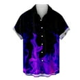 thumbnail image 1 of Edvintorg Short Sleeve Hawaiian Shirt Men Clearance Casual Buttons Print With Pocket Turndown Beach Holiday Top Shirt Blouse Oversized Men's Clothing, 1 of 5