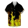 thumbnail image 1 of Edvintorg Short Sleeve Hawaiian Shirt Men Clearance Casual Buttons Print With Pocket Turndown Beach Holiday Top Shirt Blouse Oversized Men's Clothing, 1 of 5