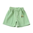 thumbnail image 1 of Edvintorg Shorts for Girls Fashion New Girls Casual Elastic Waist Cotton Shorts Loungewear 0-6 Years Summer Kids Clothes Girls, 1 of 3