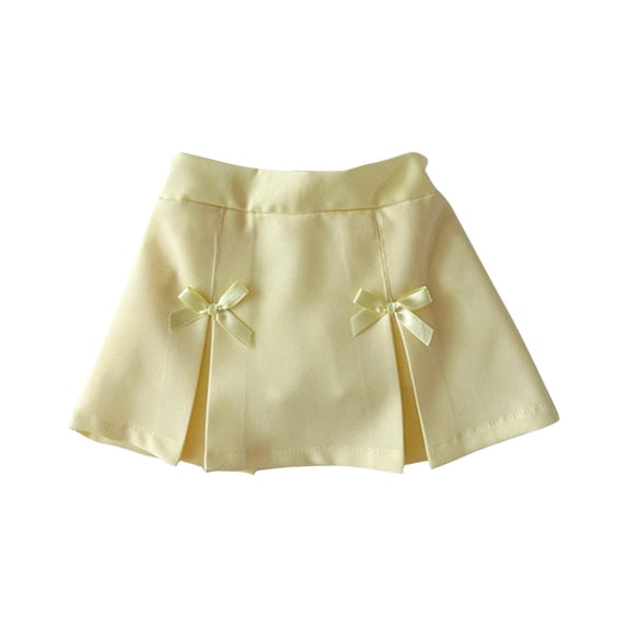 Edvintorg Skorts for Girls Cute Bowknot High Waisted Loose Casual Mini Skirts Girls Clothing Size 3M-3Y