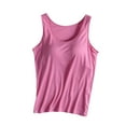 thumbnail image 1 of Edvintorg Womens Yoga Workout Sports Tank Tops With Built In Bras Sleeveless Comfy Casual Plus Size Vest Activewear For Women Summer Basic Tee Top, 1 of 4