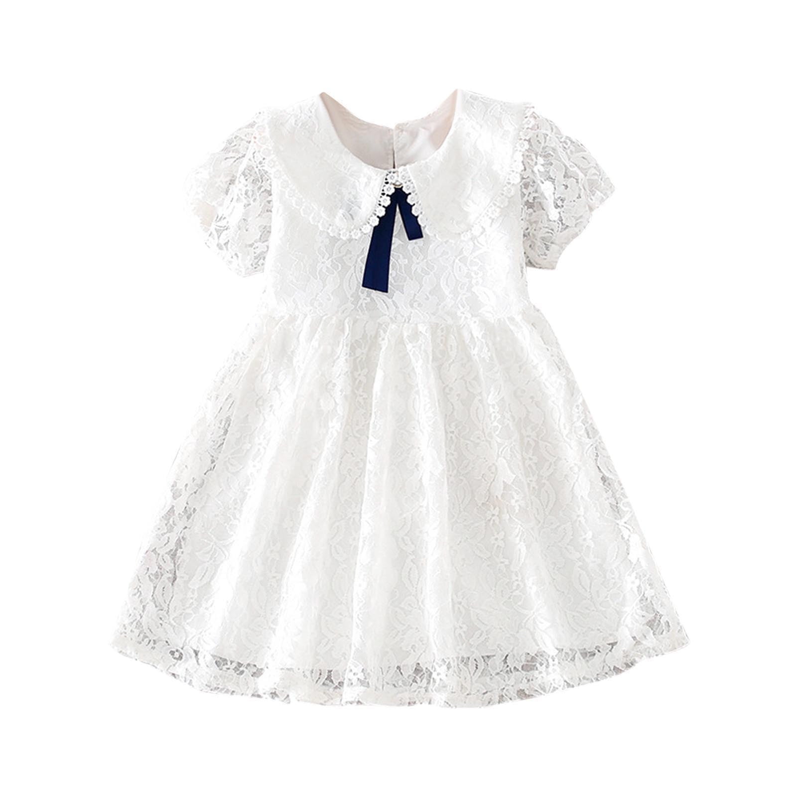 Lace Up Doll Collar Short Dress
