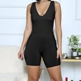 thumbnail image 1 of Edvintorg Summer Outfit for Women 2025 Women Sets Gym Fashion Summer V-Neck Sleeveless Solid Casual Comfy Party Shirts Sets Black S, 1 of 7