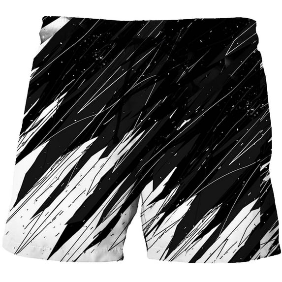 Edvintorg Swimming Shorts for Men 3D Printing Breathable Seaside Vacation Beach Shorts Swimming Trunks