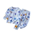 thumbnail image 1 of Edvintorg Toddler Boy Clothes Loungewear Kids Pajamas Girls Cute Cartoons Printing Long Sleeve Shirts and Pants Set Leisure Home Wear Cotton Children's Clothing, 1 of 3