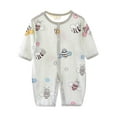thumbnail image 1 of Edvintorg Toddler Boy Summer Clothes Baby Rompers Girl Long Sleeve Breathable Comfortable Cotton Jumpsuit Loungewear Cute Thin Air-Conditioned Clothing 0-12 Months, 1 of 3