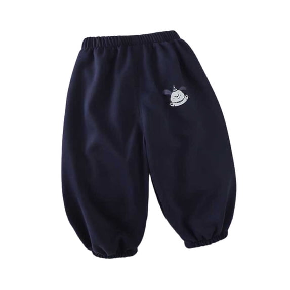 Edvintorg Toddler Boys Cotton Pants Kids Cartoon Sweatpants Casual Active Joggers Children's Boys Trousers 0-6Years