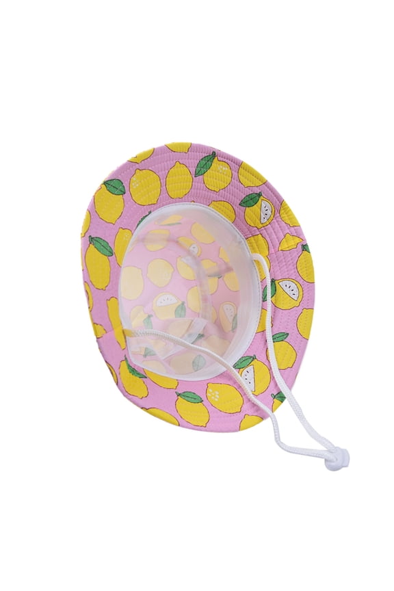 Toddler Kids Summer Fisherman'S Hat Fruit Pattern Outdoor Children Uv-Proof Sun Beach Cap