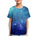 thumbnail image 1 of Edvintorg Tshirts for Kids Boys Girls Summer Cute Printed T Shirt Fashion Round Neck Short Sleeve Tee Tops 3-14 Years Schools Outfit Children's Clothing, 1 of 4
