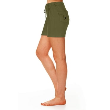 Edvintorg Women Thin Fitness Short Pants Clearance Ladies High-Waist Drawstrings Summer Shorts Bottom Biker Cycling Shorts Streetwear Casual Plus Size Female Clothing