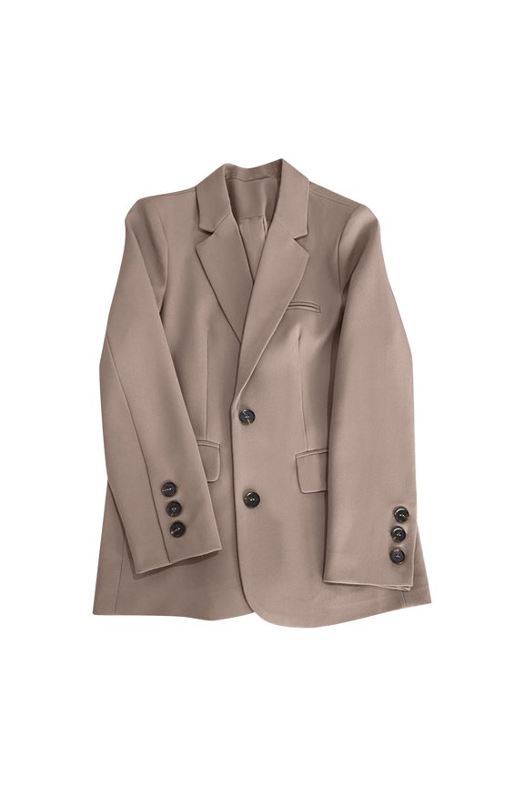 Women's Blazers & Suit Jackets Fashion Long Sleeve Casual Color Versatile Long Open Coat Work Office Blazer Jackets with Pockets