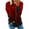 thumbnail image 1 of Edvintorg Women's Crewneck Sweatshirt Long Sleeve Casual Pullover Cute Lightweight Loose Tops Fall Sweatshirts for Women, 1 of 5