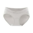 thumbnail image 1 of Edvintorg Women's Maternity Underwear Cotton Pregnancy Postpartum Panties Under Briefs Elastic Waist Maternity Underwear Comfy, 1 of 4