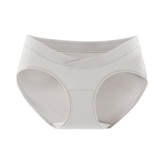 Edvintorg Women's Maternity Underwear Cotton Pregnancy Postpartum Panties Under Briefs Elastic Waist Maternity Underwear Comfy
