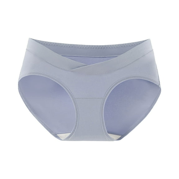 Edvintorg Women's Maternity Underwear Cotton Pregnancy Postpartum Panties Under Briefs Elastic Waist Maternity Underwear Comfy