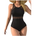 thumbnail image 1 of Edvintorg Women's One Piece Swimsuits Bathing Suits Tummy Control Slimming Mesh Swimwear Monokini, 1 of 7