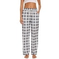 thumbnail image 1 of Edvintorg Women's Pajama Bottoms with Pocket Plaid Printing Casual Drawstring Elastic Waist Soft Pajama Pants Lounge Sleepwear, 1 of 5