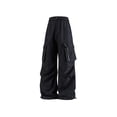 thumbnail image 1 of Edvintorg Women's Pants High Waisted Pull Rope Breathable Sports Travel Work Pants with Multiple Pockets, 1 of 5