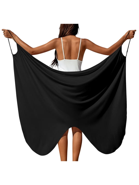 Women's Sarong Cover Up High Slit Long Skirt Coverups for Swimwear Bathing Suit Plus Size Fashion