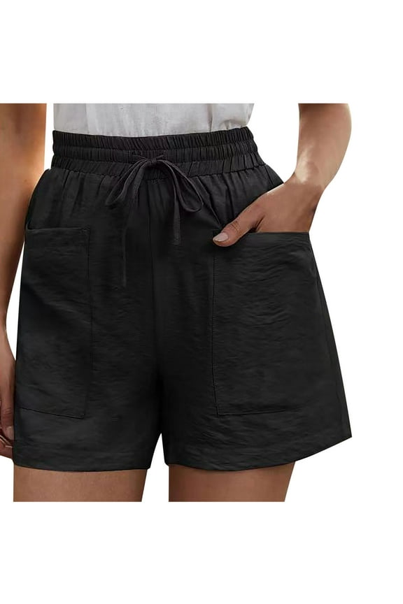 Women's Shorts with Pocket Active Tapered Workout Yoga Lounge Track Pockets Joggers Short Pants Casual Workout Shorts Women