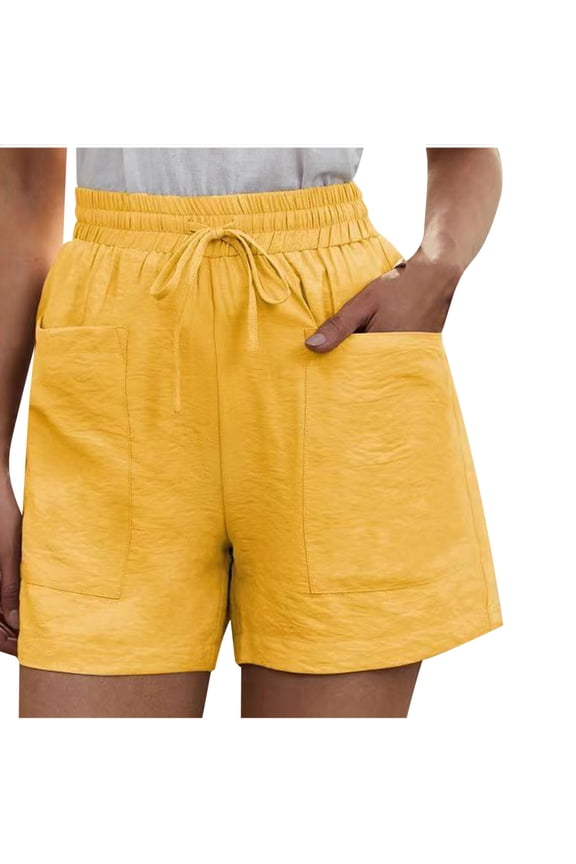 Women's Shorts with Pocket Active Tapered Workout Yoga Lounge Track Pockets Joggers Short Pants Casual Workout Shorts Women