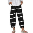 thumbnail image 1 of Edvintorg Women's Summer Casual Pants Loungewear Clearance Fashion Loose Straight Pocket Pants Female Vintage Ankle-Length Trousers Pants, 1 of 5
