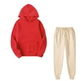 thumbnail image 1 of Edvintorg Women's Two Piece Tracksuit Set Long Sleeve Pullover Hoodie Sweatshirts with Sweatpants Sweatsuit Jogger Workout Set, 1 of 4