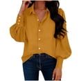 thumbnail image 1 of Edvintorg Womens Dress Shirts Long Sleeve Button Down Shirt Business Casual Blouse Office Work Tops Fashion Clothing, 1 of 8