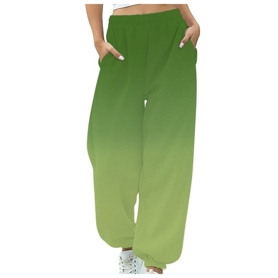 Edvintorg Womens High Waisted Baggy Sweatpants 2024 Fall Jogger Pants Trendy Lounge Trousers With Pockets Plus Size Women's Clothing On Clearance