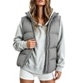 thumbnail image 1 of Edvintorg Womens Lightweight Puffer Vest Stand Collar Zip up Sleeveless Waistcoat Quilted Jackets with Pockets Plus Size, 1 of 7