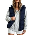 thumbnail image 1 of Edvintorg Womens Lightweight Puffer Vest Stand Collar Zip up Sleeveless Waistcoat Quilted Jackets with Pockets Plus Size, 1 of 7