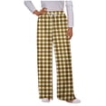 thumbnail image 1 of Edvintorg Womens Pj Pants Fashion Plaid Printing Casual Loose Elastic Waist Pajama Pants Sleepwear with Drawstring Loungewear, 1 of 5