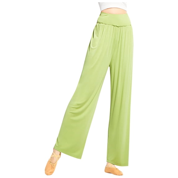 Edvintorg Womens Wide Leg Pants Loose Yoga Sweatpants Comfy Lounge Pajama High Waist Wide Leg Pants Workout Out Modert Casual Trousers Yoga Gym Pants