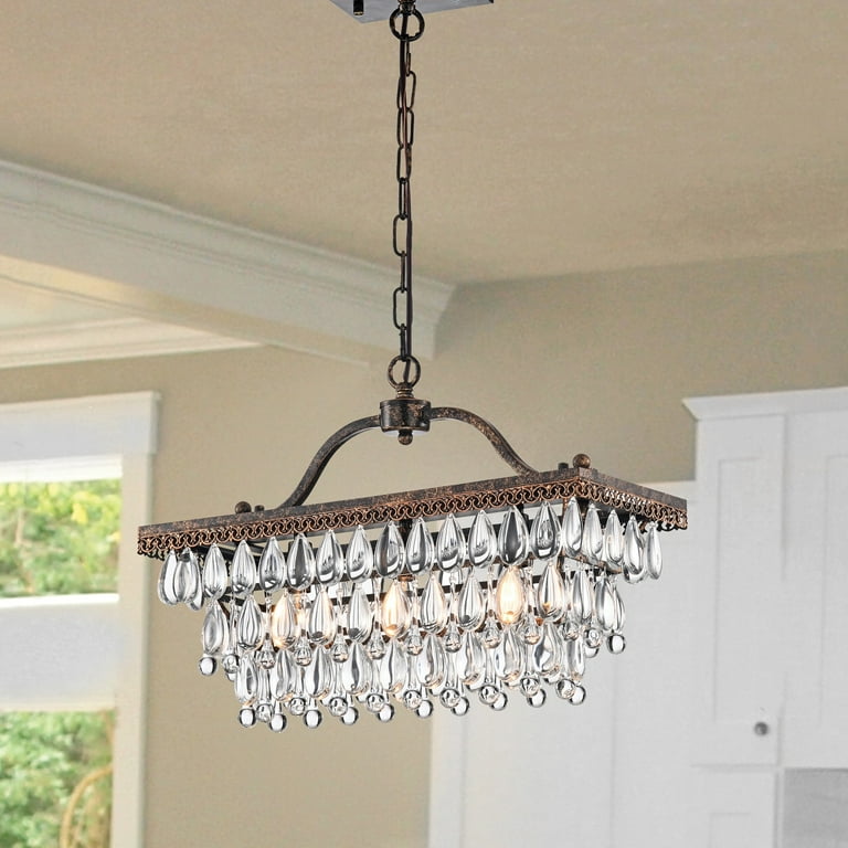 Bronze online rectangular chandelier