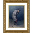 thumbnail image 1 of Edward Ancourt 17x24 Gold Ornate Framed and Double Matted Museum Art Print Titled - ‘End of Legend’ (1872), 1 of 4