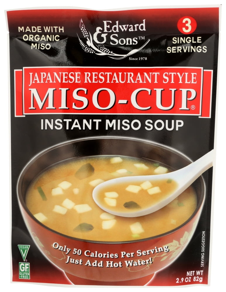 Edward And Sons Instant Miso-Cup Soup, Japanese Restaurant Style