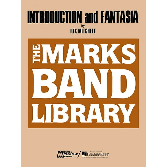 Edward B. Marks Music Company Introduction And Fantasia For Concert Band Full Score Concert Band