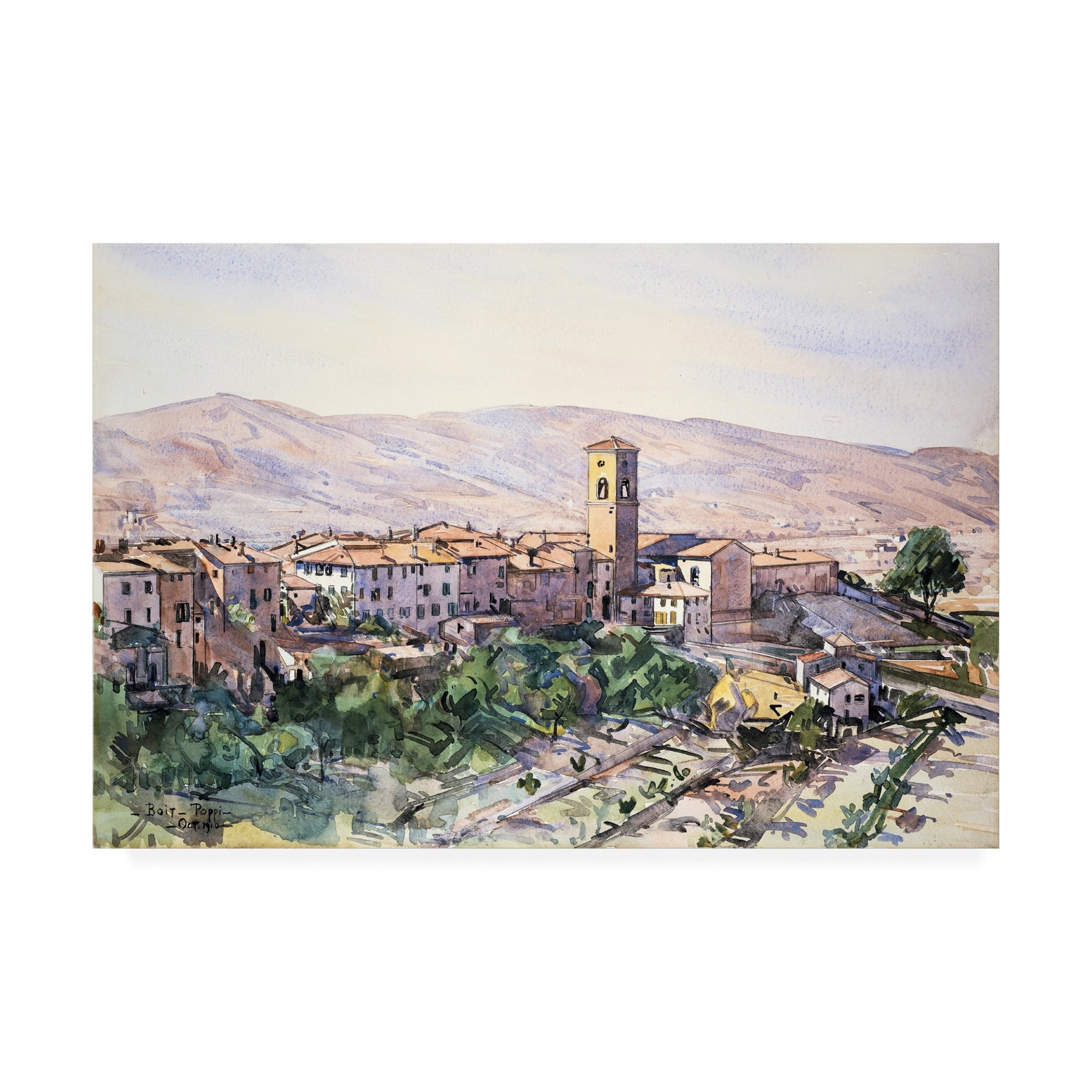 Edward Boit 'Casentino in Tuscany' Canvas Art