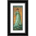 thumbnail image 1 of Edward Burne Jones 2x Matted 14x24 Black Ornate Framed Art Print 'Spring', 1 of 2