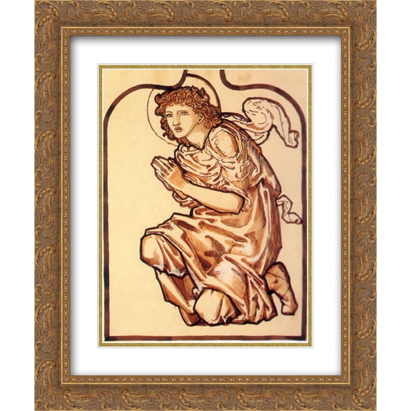 Edward Burne Jones 2x Matted 20x24 Gold Ornate Framed Art Print 'Daniel'