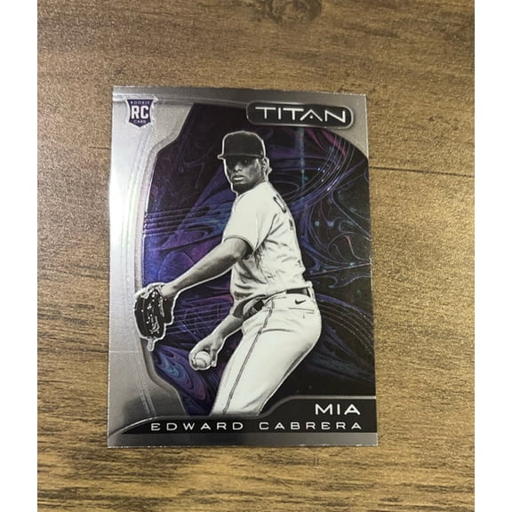 Edward Cabrera MLB Miami Marlins 2022 Panini Chronicles - Titan 6 RC trading card
