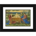 thumbnail image 1 of Edward Clifford 24x17 Black Ornate Framed Double Matted Museum Art Print Titled: Some Have Entertained Angels Unawares (1871), 1 of 5