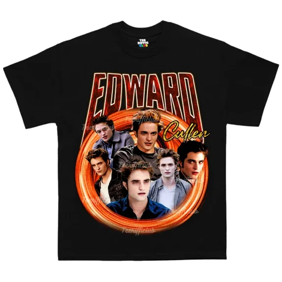 Edward Cullen T-Shirt, Vintage Bootelg , Retro y2k T-Shirt