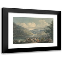 Edward Dayes 14x11 Black Modern Framed Museum Art Print Titled - Haweswater, Westmoreland (ca. 1795)