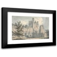 thumbnail image 1 of Edward Dayes 18x13 Black Modern Framed Museum Art Print Titled - Llanthony Abbey, Monmouthshire, 1 of 5