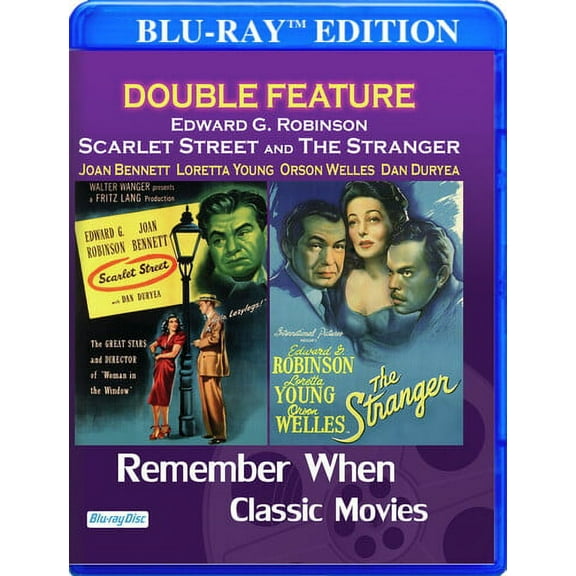 Edward G. Robinson In Scarlet Street And The Stranger (Blu-ray), Digicomtv, Mystery & Suspense