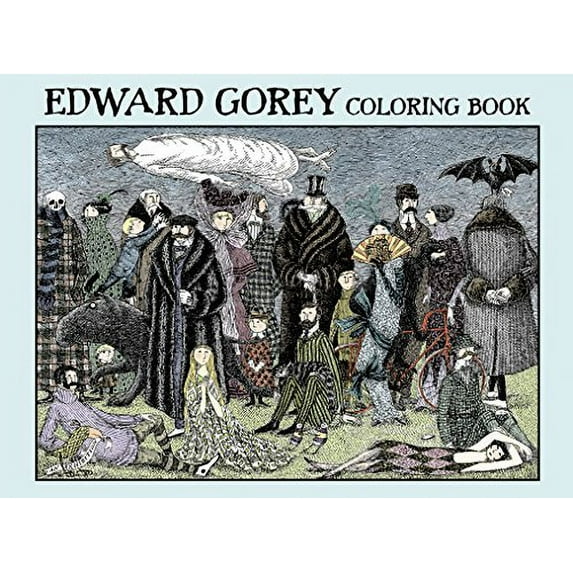 Pre-Owned Edward Gorey Coloring Book Paperback